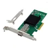 컴퓨터 케이블 X520-SR1 10G SFP 서버 광섬유 네트워크 카드 82599EN 칩 PCIE X4 단일 광학 포트