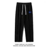 Pantalon homme velours côtelé ample décontracté hommes cordon jambe large pantalon de survêtement droit Joggers 2023 automne Streetwear grande taille 8XL