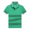 Desinger Clothes Herren-Poloshirt, hochwertig, aus 100 % Baumwolle, Perlenstoff, luxuriöse, exquisite Stickerei, Buchstabenmuster, Business-Kurzarm-Herrenmode-Bekleidungshemd