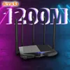 Yönlendiriciler Tende AC1200 Dualband 24G 5G Kablosuz Yönlendirici WiFi Tekrarlayıcı Daha geniş kapsama AC7 Genişletici Erişim Noktası Sinyal 230808