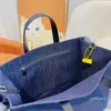 2023-totes bags the tote bag designer tote bolsas Denim Moda feminina all-match Classic Bolsa carteira multifuncional de grande capacidade