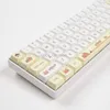 新しいCorgi keycap pbt dye SublimationプロファイルXDA 135チェリーMXスイッチ用キーカスタマイズレイアウトフィルコメカニカルキーボードHKD230808