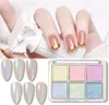 Nail Glitter Mirror Powder Aurora Barattolo da 1 g Chrome Mermaid Neon per pigmento 230808