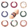 Bedelarmbanden Boheemse Acryl Armband Mode Wit Multicolor Lees Blauwe Kralen Chain Bangles Zomer Boho Sieraden Cadeau voor Vrouwen Meisjes 230807