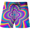 Men's Shorts 2023 Summer Art Painting Casual Beach Swimming Trunks 3D Print Swimwear Men Surf Short Pants Ropa Hombre