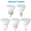 Other Home Garden GU10 LED E27 Lâmpada E14 Spotlight Bulb 48 60 80leds lampara 220V GU 10 bombillas led MR16 gu53 Lampada Spot light B22 5W 7W 9W 230807