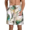 Men's Shorts Mens Swimming Swimwear Peacock Feathers Watercolor Men Trunks Swimsuit Beach Wear Boardshorts