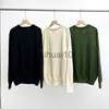 Erkek Sweaters 22 West Coast Yün Sivrisinek Bobin Sweater Çift Taraflı Jacquard T-Shirt Vintage Trend Crewneck Sweater J230808