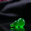 Подвесные ожерелья натуральный зеленый нефритовый колье из тыквы