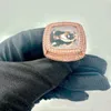 Обручальные кольца Custom P O Ring для мужчин заморожены в шутниках хип -хопа 2023 Тренда 230807