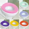 Pokradzki toaletowe 1PC losowa podkładka pokrywańska Mata Maty do mycia akcesoria łazienkowe Soft O-Shape Bidet Poduszka