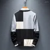 Herentruien MRMT Sweter Rajutan Pria Baru Fashion Berwarna Pullover Untuk Rekreasi Muda Lengan Panjang