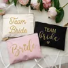 Cosmetic Bags Cases Team Bride Makeup Bag Bachelorette Party Bridesmaid Toiletries Organizer Female Storage Make Up Case Wedding Gifts 230808