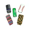 Slim Can Sleeve Sunflower Neoprene Isolator Cooler Baseball Can Holder Water Bottle täcker Bottle Case Pouch Leopard Flower 15 Styleszz