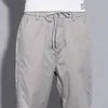 Pantalons pour hommes 2023 printemps été 97 coton cheville longueur hommes décontracté Slim Fit mince couleur unie gris marque pantalon mâle 28 38 230808
