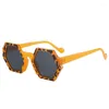 Sunglasses Luxury Polygon Fashion Designer Retro Euro-American Style Sunscreen And UV Protection