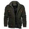 Men's Jackets Vestes d'hiver manteau épais en peluche à capuche pour hommes automne grand coton tactique vêtements de travail moyens et longs Bomber manteaux tactiques 230807