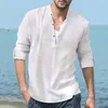 Camisas casuais masculinas Camisa de produto de verão Moda Praia Respirável Confortável Roupas POLO Manga curta Grande 2023 Tops