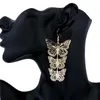 Orecchini pendenti Retro Lovely Gradient Animal Butterfly Brincos Donna Oro Colore nero Punk Gothnic Orecchino Gioielli JY3121