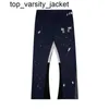 Neue 23Ss Herren Jeans Designer Modemarke Mens Hosen Galerie -Galerie Joggingpants Depts gesprenkeltes Buchstaben Print Frauenpaar Lose vielseitige Freizeithosen Hosen Hosen