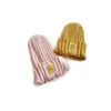 M593 automne hiver chapeau pour enfants tricoté couleur bonbon mignon dinosaure crâne casquettes enfants chaud bonnets garçons filles chapeaux décontractés