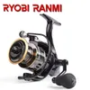 Moulinets Baitcasting RYOBI RANMI HE Spinning Reels Saltwater Freshwater Ultralight Metal Frame Ultra Smooth and Tough 5.2 1 High Speed 230807