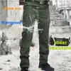 Pantaloni da uomo Pantaloni da uomo Tattici Tattici multipli Elasticità Tattici urbani militari Pantaloni da uomo Slim Fat Cargo 5XL 230808