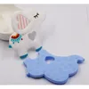 Lebensmittelqualität Silikon Beißringe DIY Tier Elefant Baby Beißring Säugling Baby Silikon Charms Kinder Zahnen ZZ