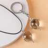 قلادة قلادة أنيمي W.I.T.C.H. Will Cosplay Necklace Heart of Kandrakar Crystal Glass Ball Rll -choker accessories props props gift