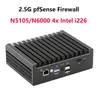 Other Electronics Fanless Mini PC K31 N5105N6000 Soft Router pfSense Firewall 4xIntel 25G i226 Industrial OPNsense PVE ESXi 230808