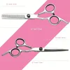 7 pièces/10 pièces ciseaux de coupe de cheveux Kit de cisailles à effiler ciseaux de coiffeur professionnels Kit de ciseaux de coiffure avec accessoires de coupe de cheveux dans un étui en cuir PU