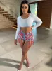 Frauen Shorts Mode 2023 Frühling Verband Frauen Kleidung Kurze Hosen y2k Sommer Streetwear Sexy Hohe Taille Club Party Großhandel 230808