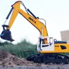 ElectricRC Car Product Huina 1516 Remote Control Excavator 24g 6way Excavation Simulation Engineering Vehicle Children's Toy Holiday Gift 230807