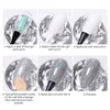 Nail Glitter 1Box Powder Silver Black Chrome Mirror Effect Shinning Pigment Dust Manicure Decoratio 230808