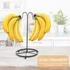 Ganchos Suporte de banana Suporte de frutas Cabide de árvore Rack Exibição Bancada Uva Caneca Organizador Suportes pretos Keeper Armazenamento Café