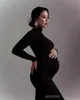 Annelik Elbiseleri Doğum elbiseleri fotoğraf çekimi için hamilelik kadınlar bodycon maxi uzun elbiseler hamile fotoğrafçılık için kıyafetler Babyshower Props HKD230808