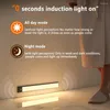 Duvar lambası sensörü gece ışığı 3 modlu dolap gardırop için şarj edilebilir manyetik