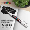 Painting Pens 1PC UNI POSCA Paint Marker Pen Waterbased Poster Graffiti Marking Fine Point PC1M Supplies 230807