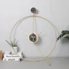 Wall Clocks Clock Circular Iron Metal Mute Modern Brief Design For Home Living Room Decoration Creative Crafts Watches