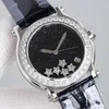 Hochwertige Damen-Diamantuhr zum 150-jährigen Jubiläum in limitierter Auflage, funkelnder Fünf-Sterne-Diamant, Schweizer importiertes Uhrwerk, veredelter Prozess, Saphirspiegel