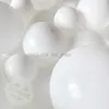 5/10/12/18/36 Inch White Balloons Birthday Wedding Arch Wreath Decoration Baby Shower Chrome Metal Gold Latex Balloon Wholesale HKD230808