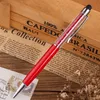 Ballpoint PenS Jonvon Satone 25 PCS Creative Rotary Metal Ball Pen Polychrome Style Present School Supplies for Writing Stationery 230807