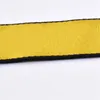 52 cm di cinturino in nylon giallo cordino industriale lungo portachiavi serie designer di marca logo intagliato fibbia in lega uomo e donna moda d3112