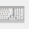 Domikey Bow Cherry Profile hirigana jp dye subbed keycap set thick pbt for keyboard black on white bm60 cstc75 bm65 bm68 xd60 hkd230808