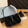 Borsa a tracolla di design per borsa sotto le ascelle in pelle scamosciata classica per donna Borsa a tracolla di lusso con lettera Y di marca Borsa a tracolla di alta qualità