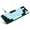 Clavier mécanique à fil 68 touches rétro-éclairage bleu Injections bicolores Keycaps HKD230808