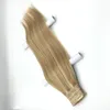 Lace Human Hair for Women Clip in Full Head Wire with Transparent Line Invisible Hairpiece 230807