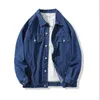 Mens Jackets 4Color Denim Jacket Men Fashion Vintage Cargo Japanese Streetwear Hiphop Loose Bomber Coat M3XL 230808