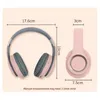 Casque antibruit casque Bluetooth sans fil Bluetooth 5.3 stéréo métal rétractable mat grand casque Portable sur l'oreille