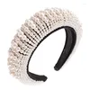 Hair Clips Pearl Headband Crown Tiara Bridal Accessories For Women Romantic Party Evening Wear